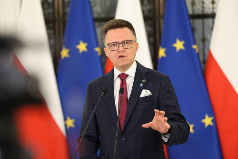 Szymon Holownia. Session of the Sejm of the 10th term. 07.10.2025