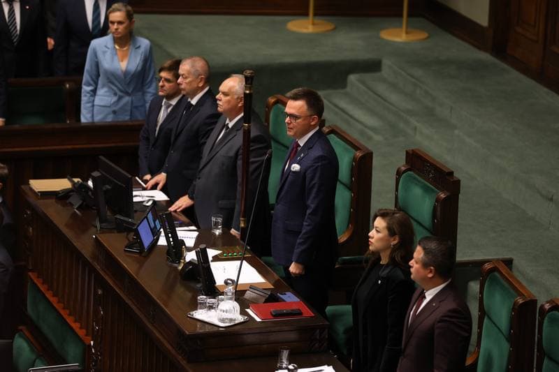 Szymon Holownia. Session of the Sejm of the 10th term. 07.10.2025