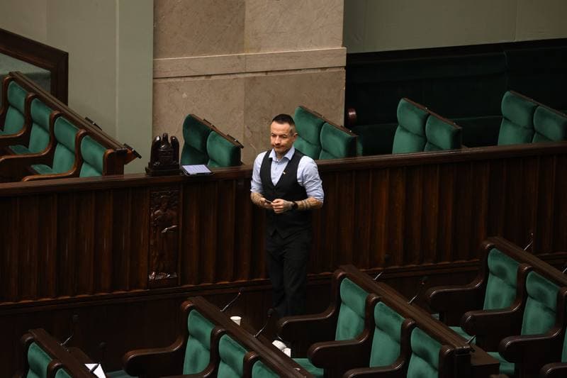 Szymon Holownia. Session of the Sejm of the 10th term. 07.10.2025