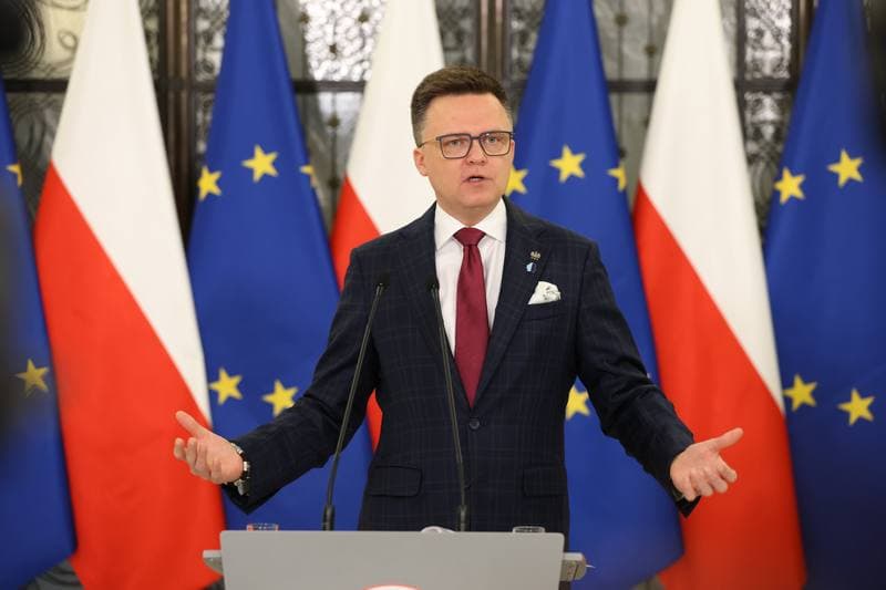 Szymon Holownia. Session of the Sejm of the 10th term. 07.10.2025