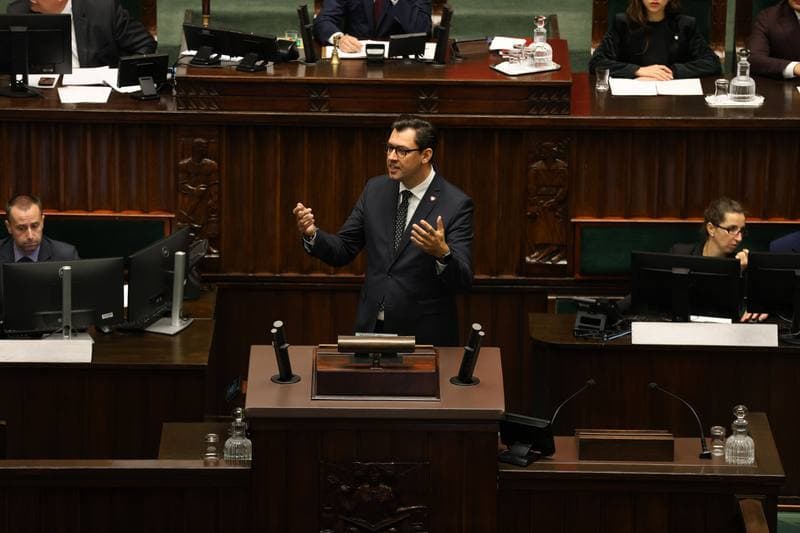 Szymon Holownia. Session of the Sejm of the 10th term. 07.10.2025