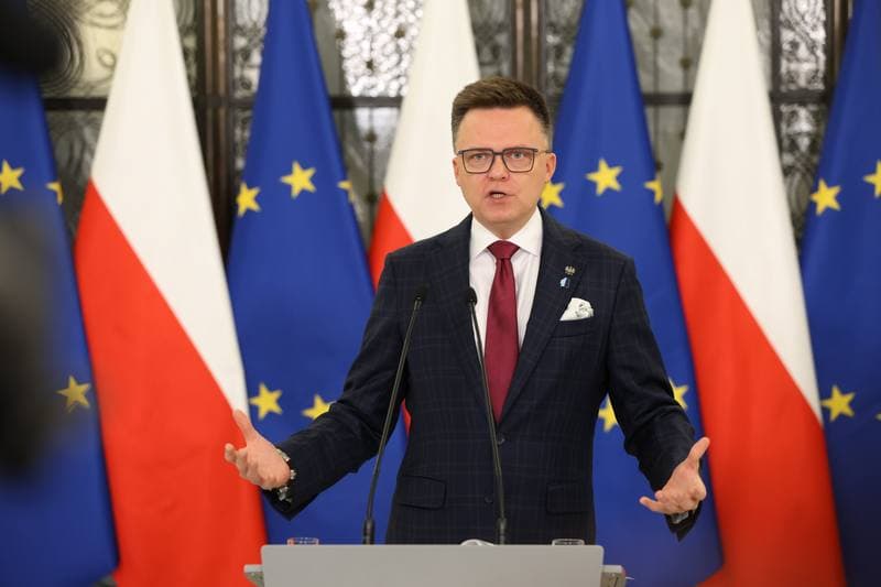 Szymon Holownia. Session of the Sejm of the 10th term. 07.10.2025