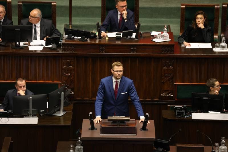 Szymon Holownia. Session of the Sejm of the 10th term. 07.10.2025
