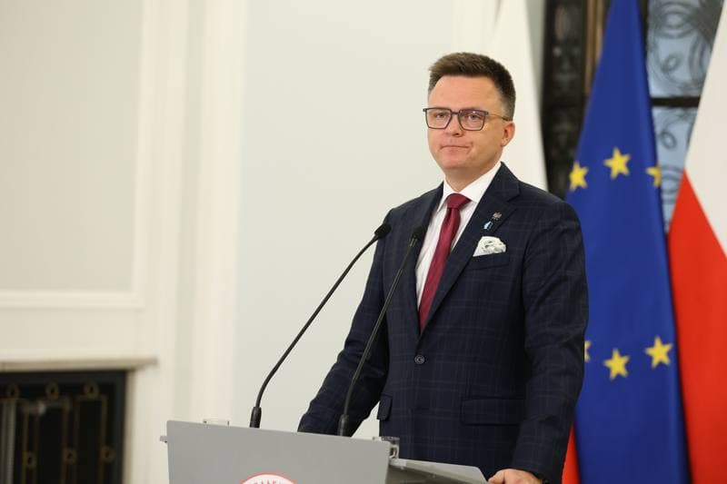 Szymon Holownia. Session of the Sejm of the 10th term. 07.10.2025