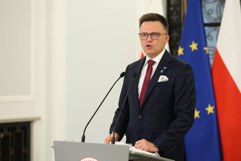 Szymon Holownia. Session of the Sejm of the 10th term. 07.10.2025
