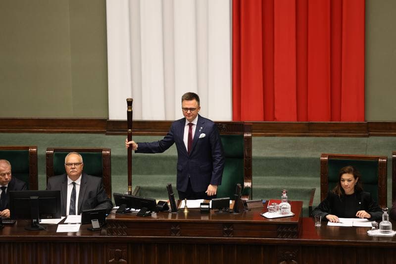 Szymon Holownia. Session of the Sejm of the 10th term. 07.10.2025