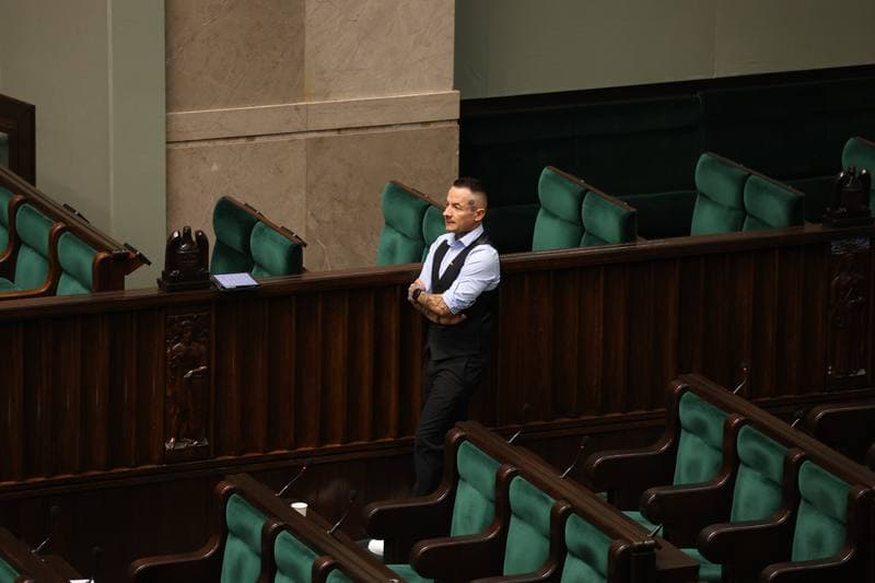 Szymon Holownia. Session of the Sejm of the 10th term. 07.10.2025