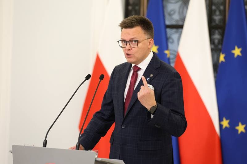 Szymon Holownia. Session of the Sejm of the 10th term. 07.10.2025