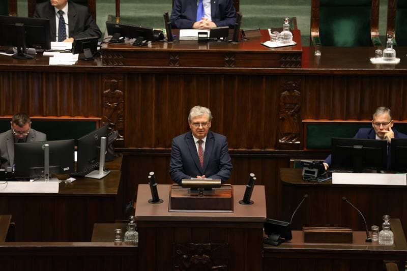 Szymon Holownia. Session of the Sejm of the 10th term. 07.10.2025