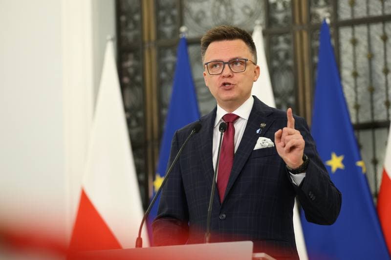 Szymon Holownia. Session of the Sejm of the 10th term. 07.10.2025
