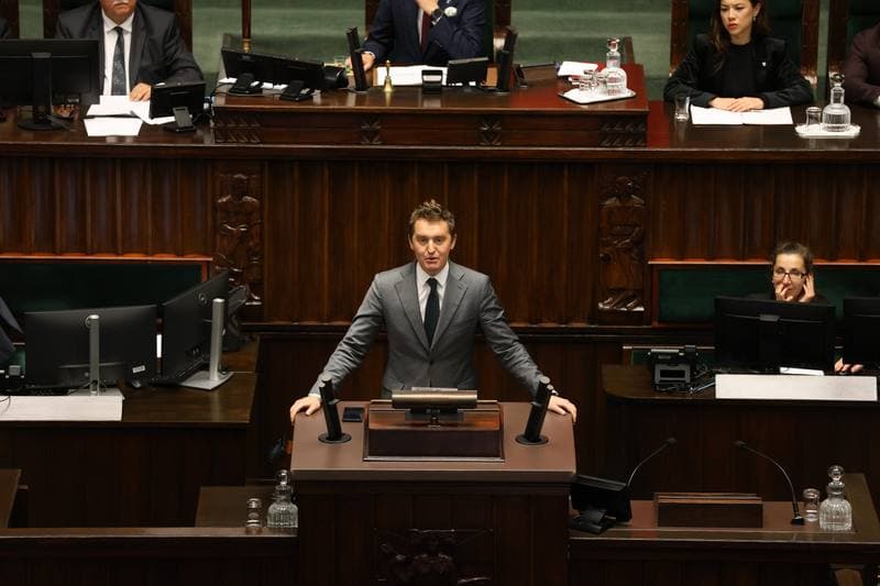 Szymon Holownia. Session of the Sejm of the 10th term. 07.10.2025