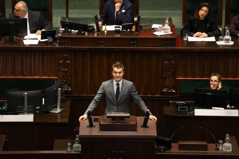 Szymon Holownia. Session of the Sejm of the 10th term. 07.10.2025