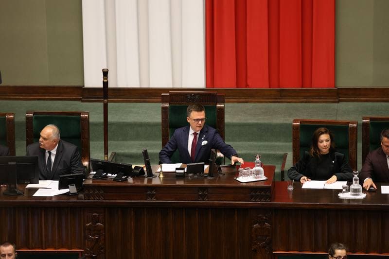 Szymon Holownia. Session of the Sejm of the 10th term. 07.10.2025