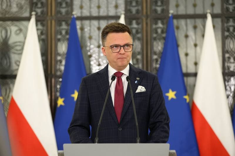 Szymon Holownia. Session of the Sejm of the 10th term. 07.10.2025