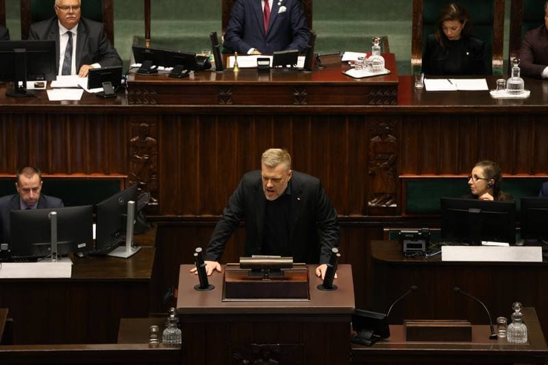 Szymon Holownia. Session of the Sejm of the 10th term. 07.10.2025