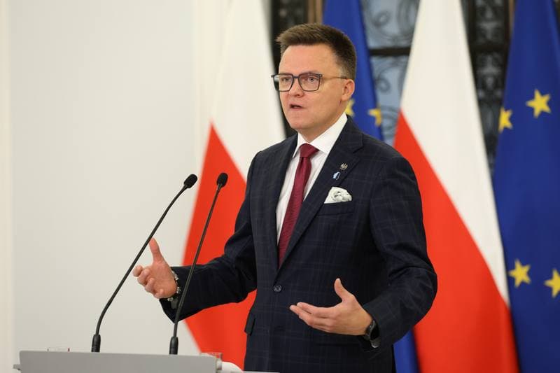 Szymon Holownia. Session of the Sejm of the 10th term. 07.10.2025