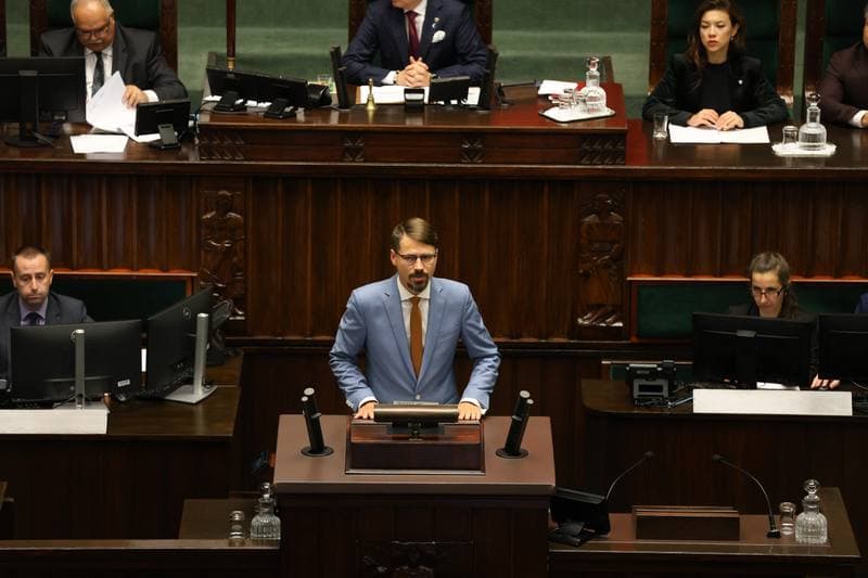 Szymon Holownia. Session of the Sejm of the 10th term. 07.10.2025