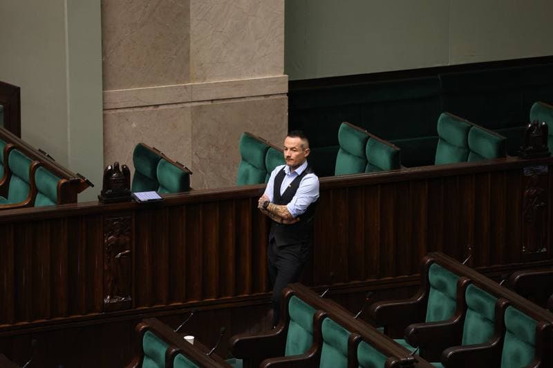 Szymon Holownia. Session of the Sejm of the 10th term. 07.10.2025