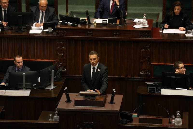 Szymon Holownia. Session of the Sejm of the 10th term. 07.10.2025