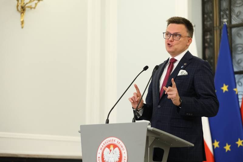 Szymon Holownia. Session of the Sejm of the 10th term. 07.10.2025