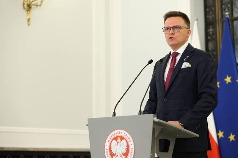 Szymon Holownia. Session of the Sejm of the 10th term. 07.10.2025