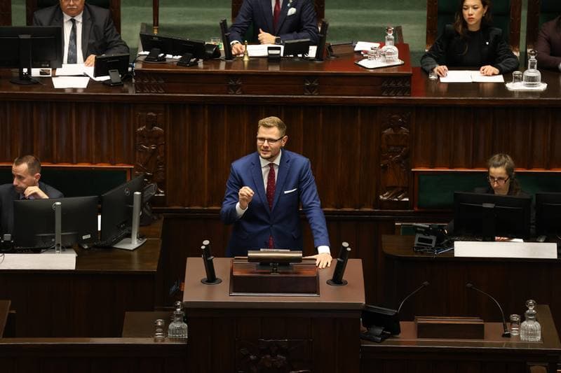 Szymon Holownia. Session of the Sejm of the 10th term. 07.10.2025