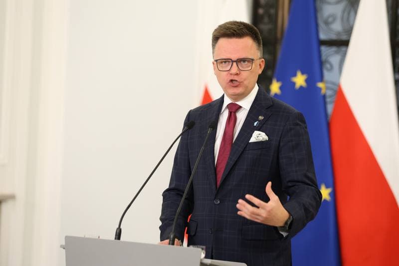 Szymon Holownia. Session of the Sejm of the 10th term. 07.10.2025