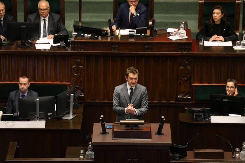 Szymon Holownia. Session of the Sejm of the 10th term. 07.10.2025