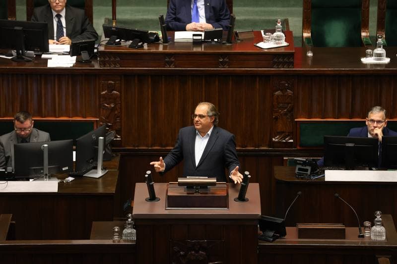 Szymon Holownia. Session of the Sejm of the 10th term. 07.10.2025