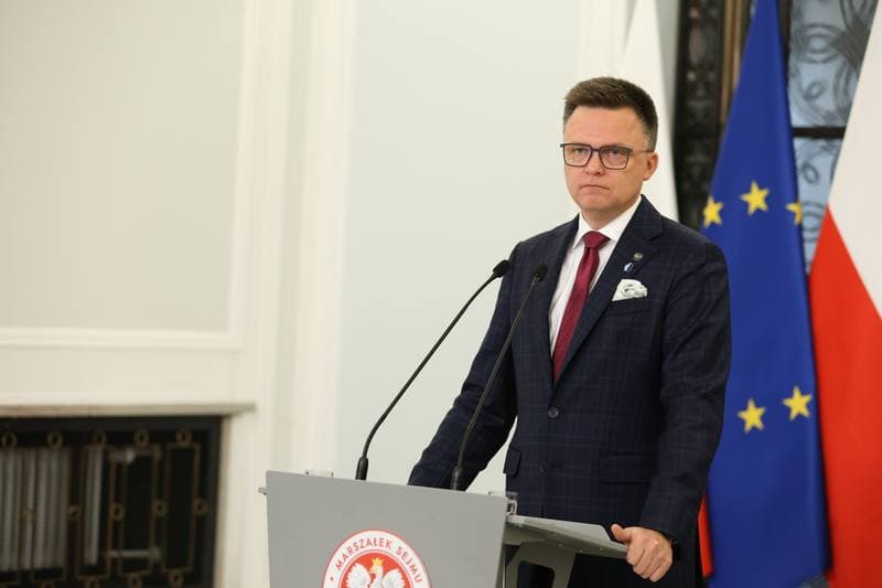 Szymon Holownia. Session of the Sejm of the 10th term. 07.10.2025