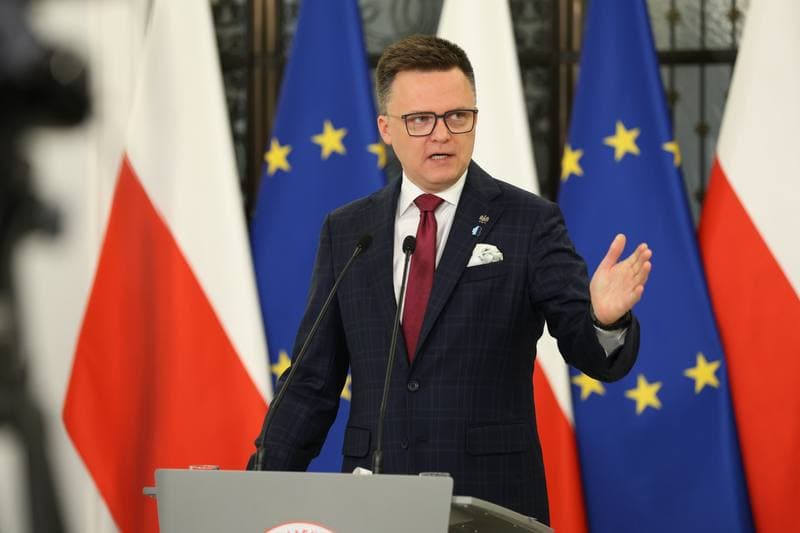 Szymon Holownia. Session of the Sejm of the 10th term. 07.10.2025