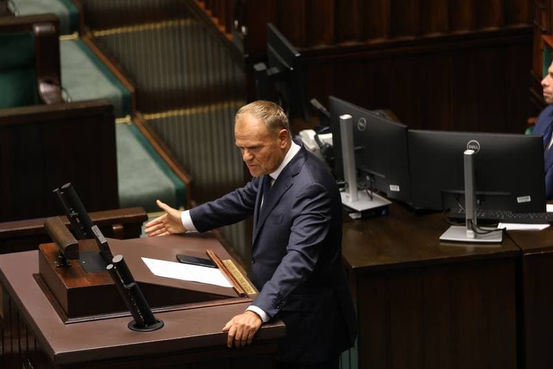 Szymon Holownia. 40th Session of the Polish Parliament 10th Term. Day Two. 10.09.2025
