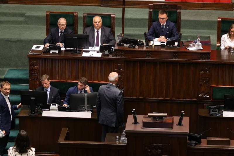 Szymon Holownia. 40th Session of the Polish Parliament 10th Term. Day Two. 10.09.2025