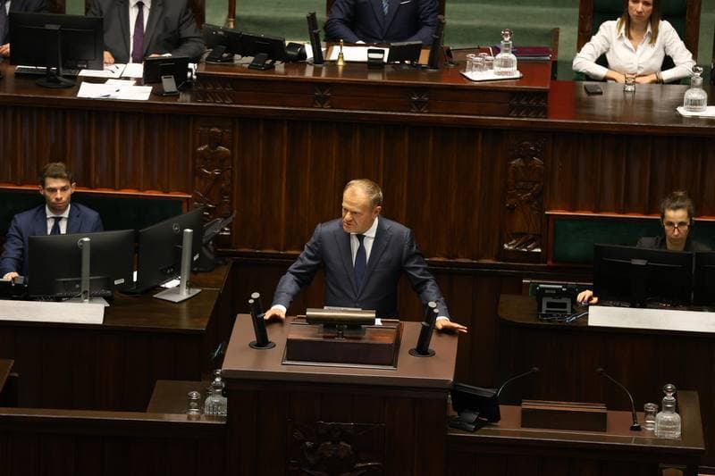Szymon Holownia. 40th Session of the Polish Parliament 10th Term. Day Two. 10.09.2025