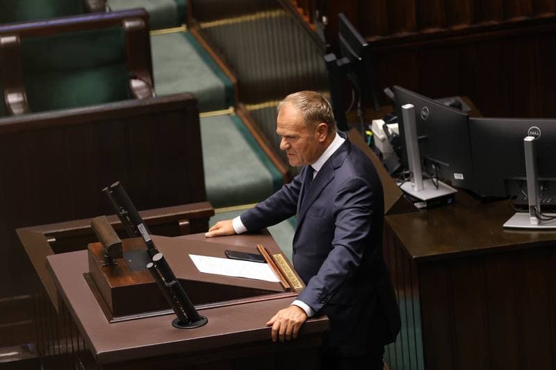 Szymon Holownia. 40th Session of the Polish Parliament 10th Term. Day Two. 10.09.2025