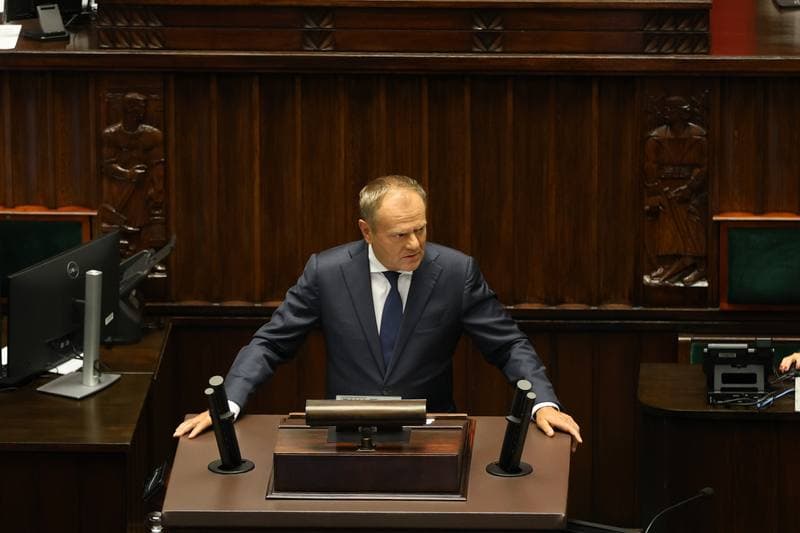 Szymon Holownia. 40th Session of the Polish Parliament 10th Term. Day Two. 10.09.2025