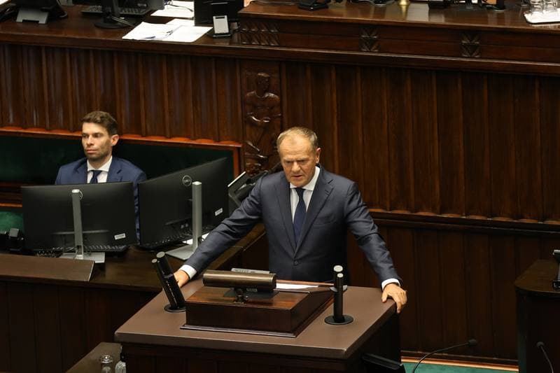 Szymon Holownia. 40th Session of the Polish Parliament 10th Term. Day Two. 10.09.2025