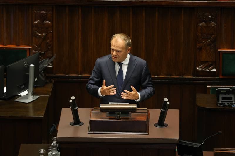 Szymon Holownia. 40th Session of the Polish Parliament 10th Term. Day Two. 10.09.2025