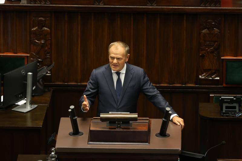 Szymon Holownia. 40th Session of the Polish Parliament 10th Term. Day Two. 10.09.2025