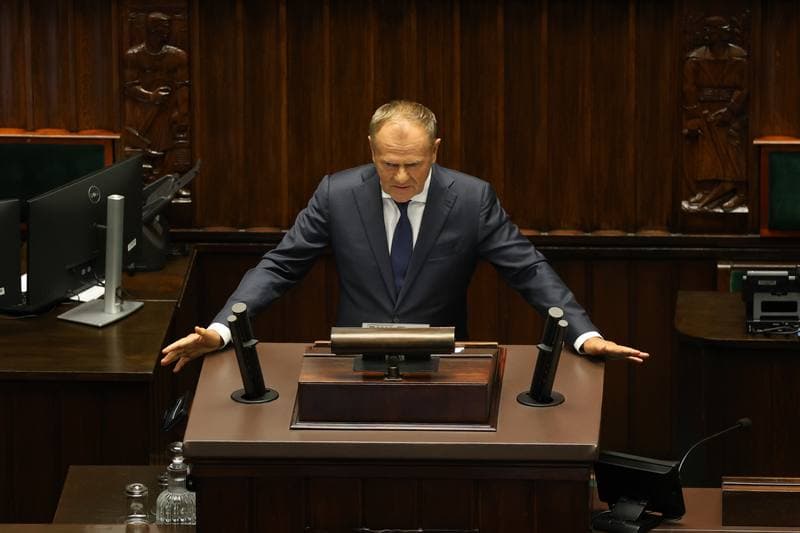 Szymon Holownia. 40th Session of the Polish Parliament 10th Term. Day Two. 10.09.2025