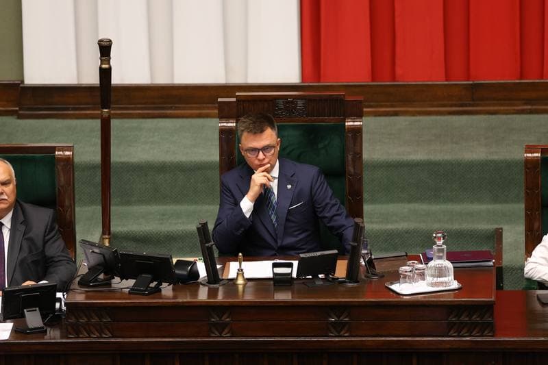 Szymon Holownia. 40th Session of the Polish Parliament 10th Term. Day Two. 10.09.2025