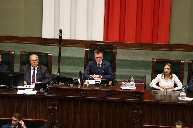 Szymon Holownia. 40th Session of the Polish Parliament 10th Term. Day Two. 10.09.2025