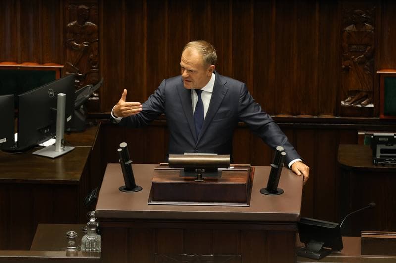 Szymon Holownia. 40th Session of the Polish Parliament 10th Term. Day Two. 10.09.2025