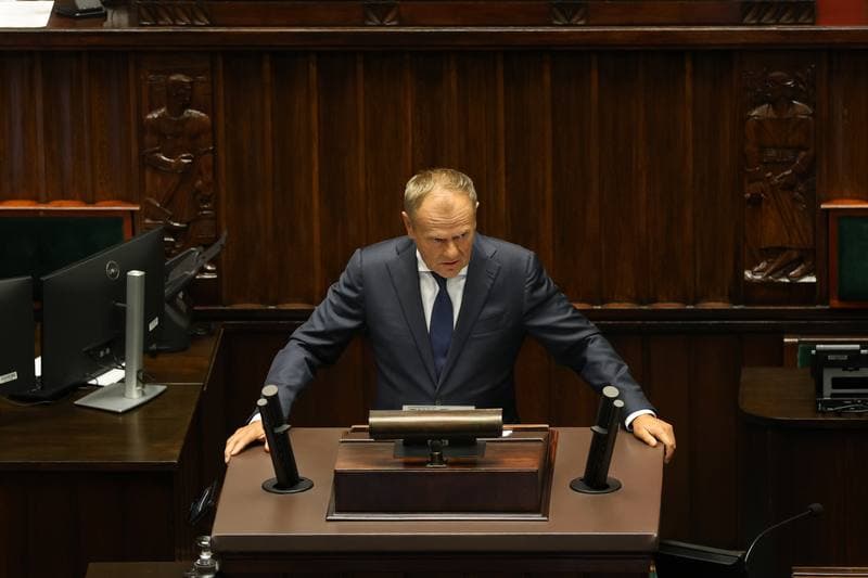 Szymon Holownia. 40th Session of the Polish Parliament 10th Term. Day Two. 10.09.2025