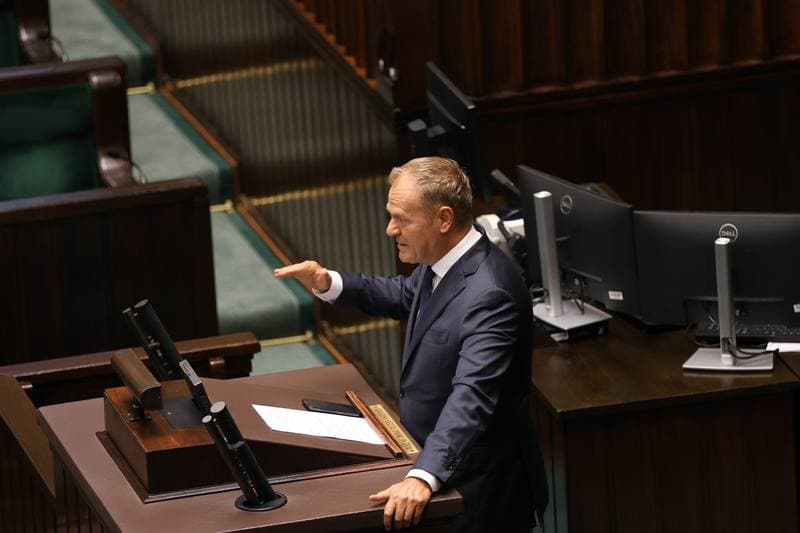 Szymon Holownia. 40th Session of the Polish Parliament 10th Term. Day Two. 10.09.2025