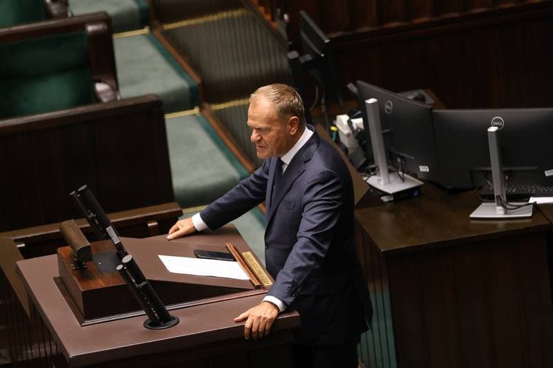 Szymon Holownia. 40th Session of the Polish Parliament 10th Term. Day Two. 10.09.2025