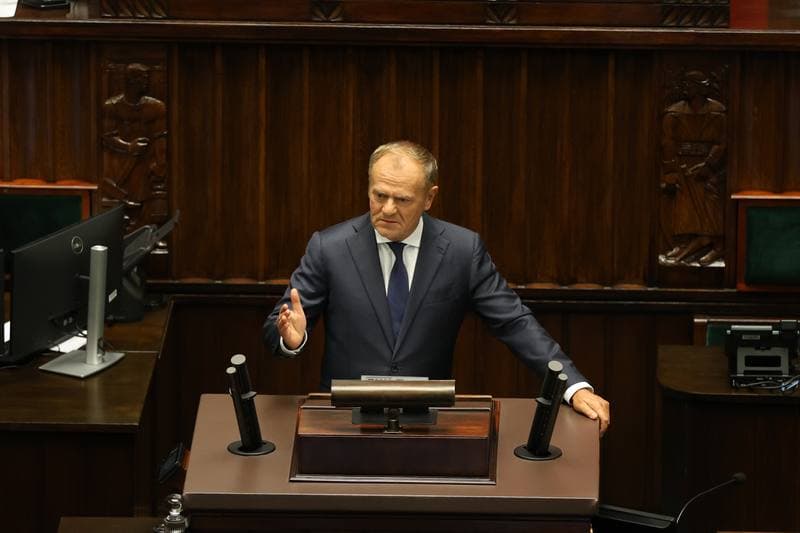 Szymon Holownia. 40th Session of the Polish Parliament 10th Term. Day Two. 10.09.2025