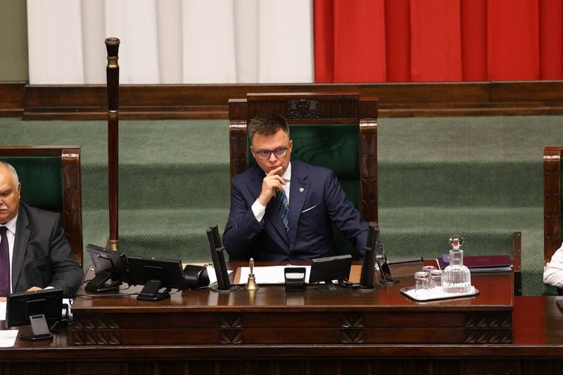 Szymon Holownia. 40th Session of the Polish Parliament 10th Term. Day Two. 10.09.2025