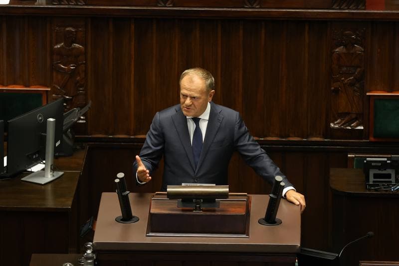 Szymon Holownia. 40th Session of the Polish Parliament 10th Term. Day Two. 10.09.2025