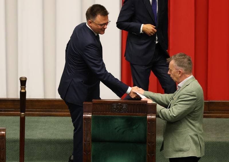 Szymon Holownia. 40th Session of the Polish Parliament 10th Term. Day Two. 10.09.2025